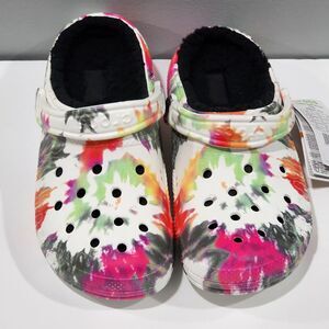 Crocs Women's Lined Tie Dye Clog US Mens 7/W9 206341-0C4 Brand New